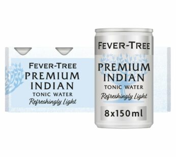 FEVER TREE – Light Indian Tonic Water – 8x150ml Cans 8Pack