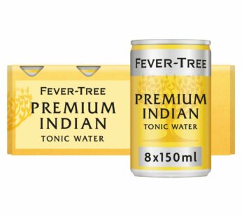 FEVER TREE – Premium Indian Tonic Water Cans – 8x150ml 8Pack