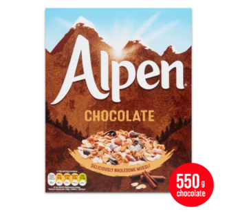 ALPEN – Swiss Style Muesli Chocolate – 550g