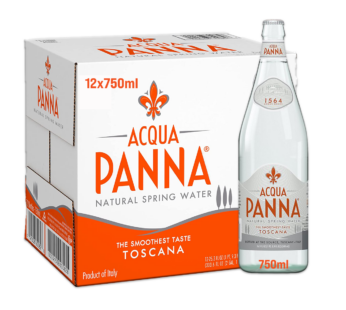 ACQUA PANNA – Natural Mineral Water – 750ml x 12