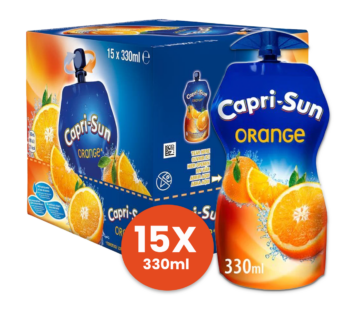 CAPRI SUN – Orange Juice – 15x330ml Case