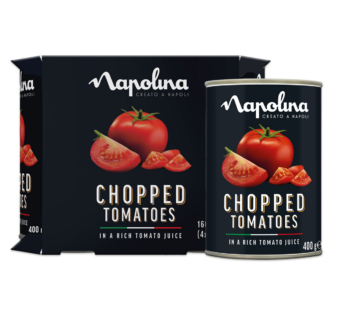 NAPOLINA – Chopped Tomatoes in a Rich Tomato Juice – 4Pack 4x400g