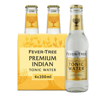 FEVER TREE – Premium Indian Tonic Water – 4x200ml Bottles 4Pack