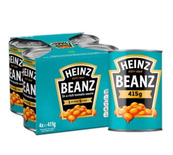 HEINZ – Baked Beans In Tomato Sauce – 4x415g 4Pack