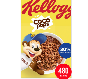 KELLOGGS – Coco Pops Chocolate Breakfast Cereal – 420G