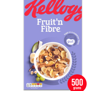KELLOGGS – Fruit & Fibre Breakfast Cereal – 500g