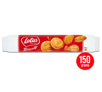 LOTUS BISCOFF – Original Sandwich Cream Biscuits – 150g