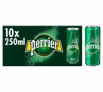 PERRIER – Original Sparkling Water Cans – 10Pack 10x250ml