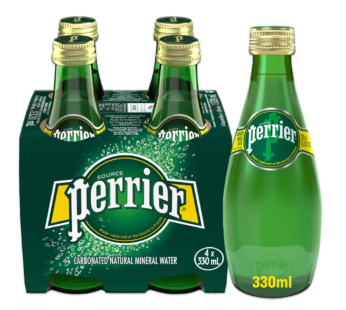 PERRIER – Original Sparkling Water – 4x330ml 4Pack