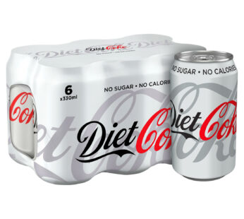 COCA COLA – Diet Coke Cans – 6x330ml 6Pack