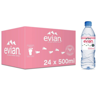 EVIAN – Still Mineral Water – 24x500ml 24Pack