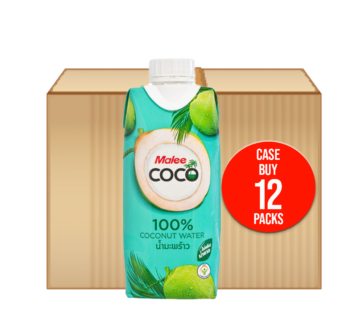 MALEE – 100% Coconut Water – 12x330ml Case