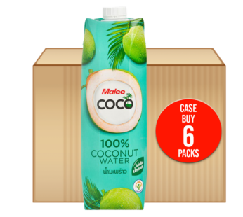 MALEE – 100% Coconut Water – 6x1L Case