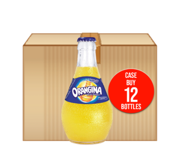ORANGINA – Sparkling Orange Drink – 12x250ml 12Pack