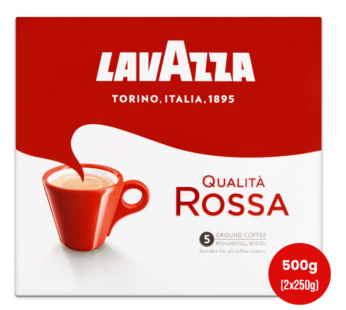 LAVAZZA – Qualita Rossa Ground Coffee Twin Pack – 2x250g
