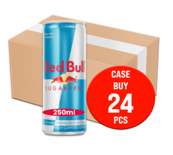 RED BULL – Energy Drink Sugarfree Cans – 24x250ml 24 Pack