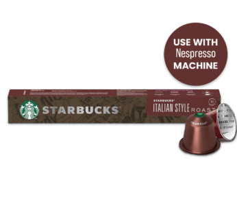 NESPRESSO – Starbucks Italian Roast Coffee Pods – 10’s