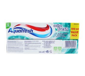 AQUAFRESH – Active Fresh Toothpaste Value Pack – 100ml