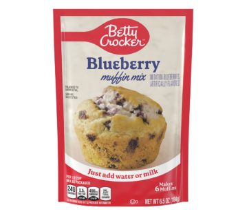 GENERAL MILLS – Betty Crocker Blueberry Muffin Mix – 6.5oz / 184g