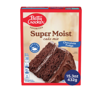 GENERAL MILLS – Betty Crocker Super Moist Chocolate Fudge Cake Mix – 15.3oz / 432g