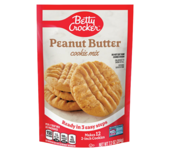 GENERAL MILLS – Betty Crocker Snack Peanut Butter Cookie Mix – 7.2oz / 204g