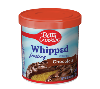 GENERAL MILLS – Betty Crocker Whipped Chocolate Frosting Tub – 12oz / 340g