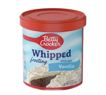 GENERAL MILLS – Betty Crocker Whipped Vanilla Frosting Tub – 12oz / 340g