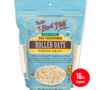 BOBS RED MILL – Rolled Oats Old Fashioned Organic – 16oz/454g