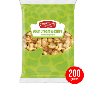 CRAWFORDS – Savouries Sour Cream & Chives – 200g