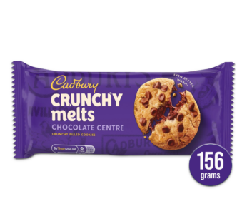 CADBURY – Crunchy Melts Chocolate Centre Cookies – 156g