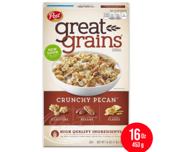 POST – Great Grains Crunchy Pecan Cereal – 16oz / 453g