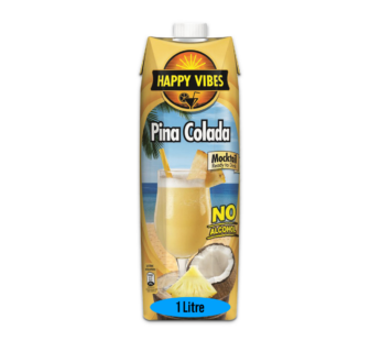 HAPPY VIBES – Non-Alcoholic Pina Colada Mocktail – 1L