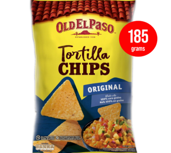 OLD EL PASO – Mexican Original Salted Tortilla Chips – 185g