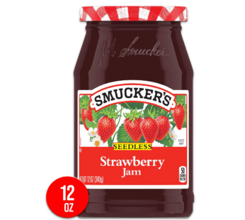 SMUCKERS – Seedless Strawberry Jam – 12oz,340g
