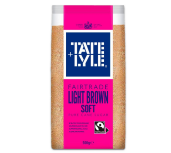TATE & LYLE – Fairtrade Light Soft Brown Sugar – 500g