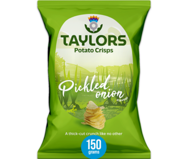 TAYLORS – Pickled Onion Flavour Potato Crisps – 150g