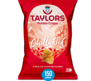 TAYLORS – Chilli Kick Flavour Potato Crisps – 150g