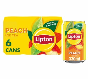 LIPTON – Ice Peach Tea – 6x330Ml 6Pack