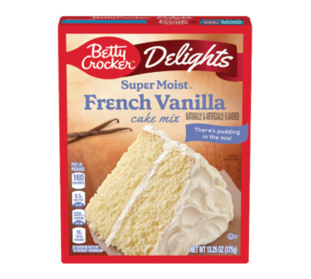 GENERAL MILLS – Betty Crocker Super Moist French Vanilla Cake Mix 13.25oz – 375g