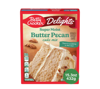General Mills Betty Crocker Super Moist Butter Pecan Cake Mix 15.3oz / 432g