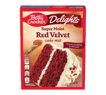 GENERAL MILLS – Betty Crocker Super Moist Red Velvet Cake Mix, 13.25oz – 375g