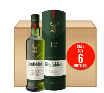 GLENFIDDICH – 12 Year Old Single Malt Scotch Whisky – 6x70cl Case