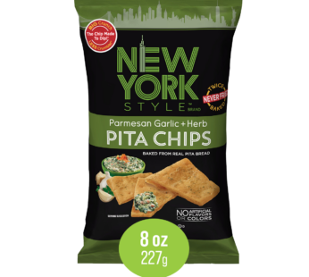 NEW YORK STYLE – Parmesan, Garlic & Herb Pita Chips 8oz – 227g