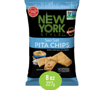 NEW YORK STYLE – Sea Salt Pita Chips 8oz – 227g