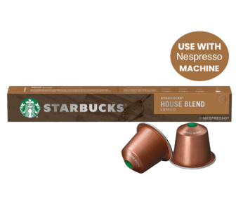 NESPRESSO – Starbucks Caffe House Blend Coffee Pods – 10’s