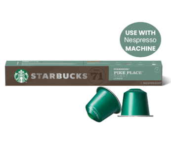 NESPRESSO – Starbucks Pike Place Roast Lungo Coffee Pods – 10’s