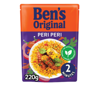 BENS ORIGINAL – Peri Peri Microwave Rice – 220g