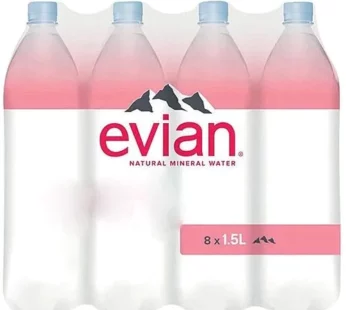 EVIAN – Still Mineral Water – 8×1.5L 8Pack