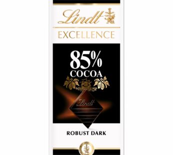 LINDT – Excellence 85% Cocoa Dark Chocolate Bar – 100g