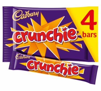 CADBURY – Crunchie Chocolate Bar Multipack – 4 Pack